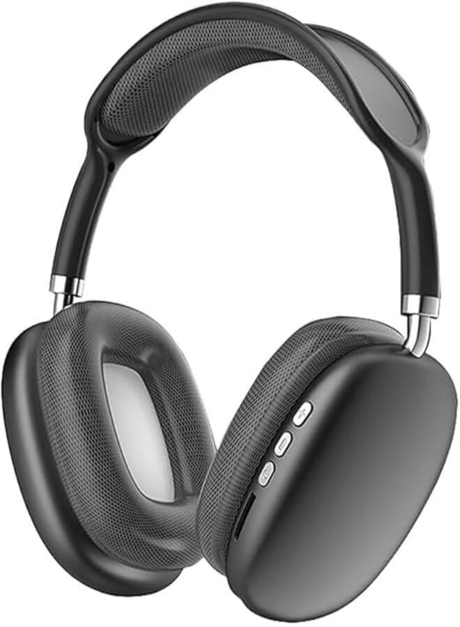 P9 Wireless Headphones, Pro MAX - Black | Built-in Microphone, Powerful Stereo Sound, Sports Design and Water Resistance, Enjoy Top Performance!